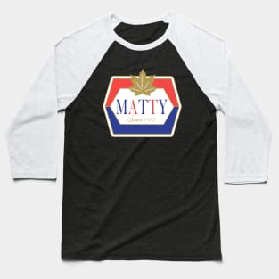 Matty Chef Canada Matheson logo Baseball T-Shirt